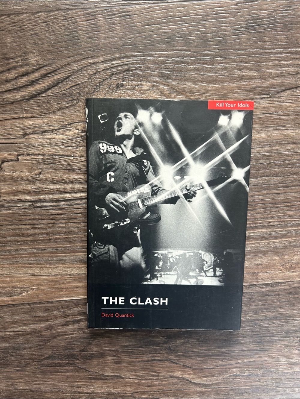 The Clash Paperback Book - Black & White Cover